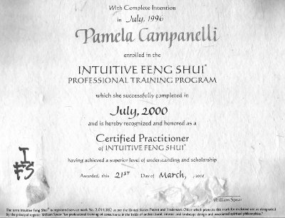 Feng Shui Certificate